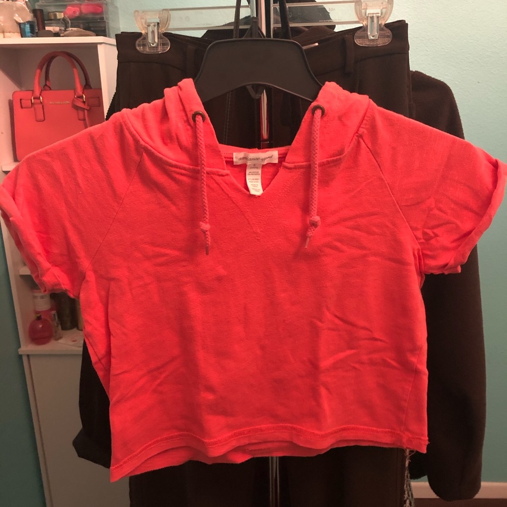 Samon Hooded Crop Top